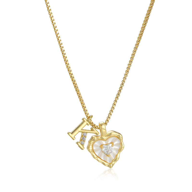 Collar Inicial Corazón