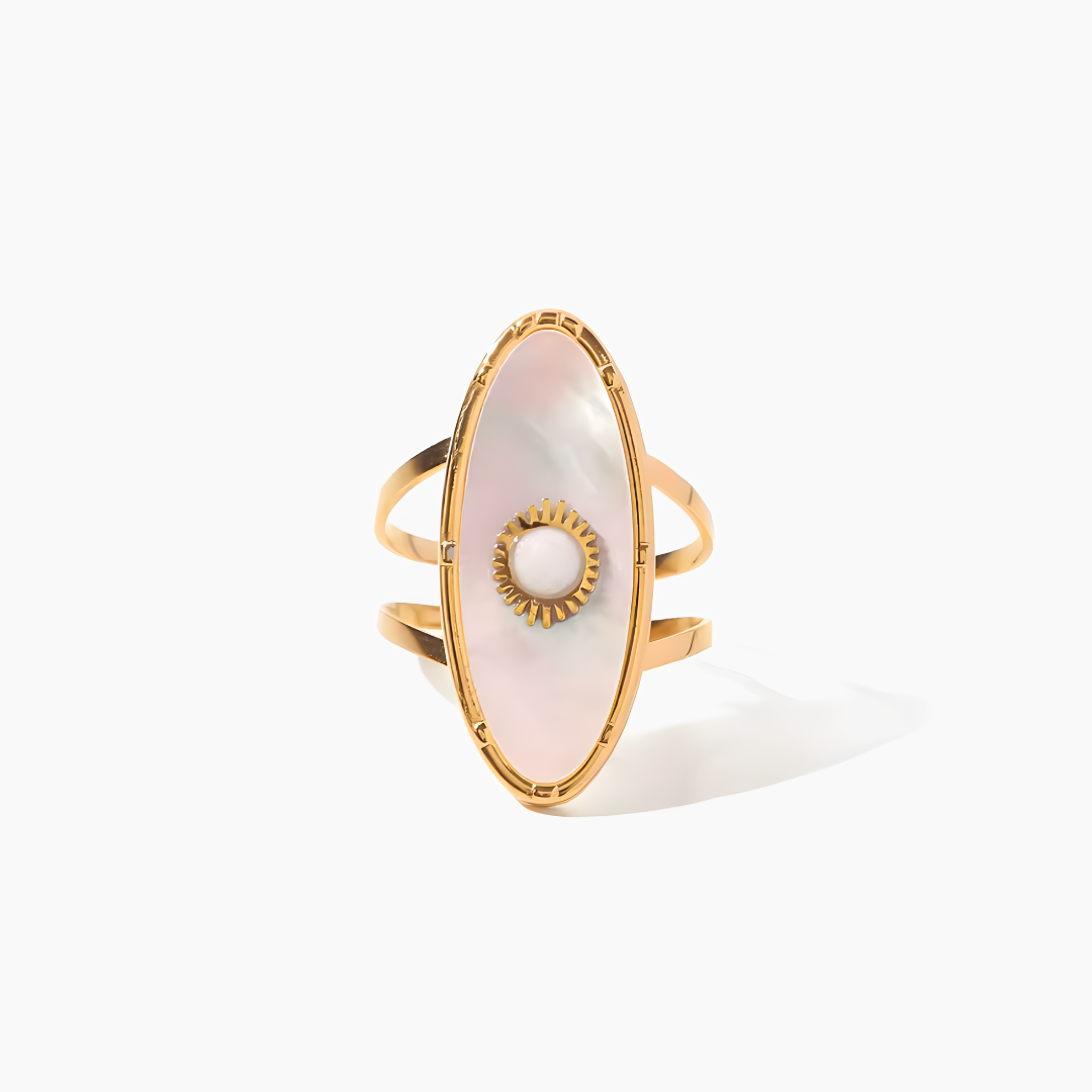 Mother-of-Pearl Talisman Ring
