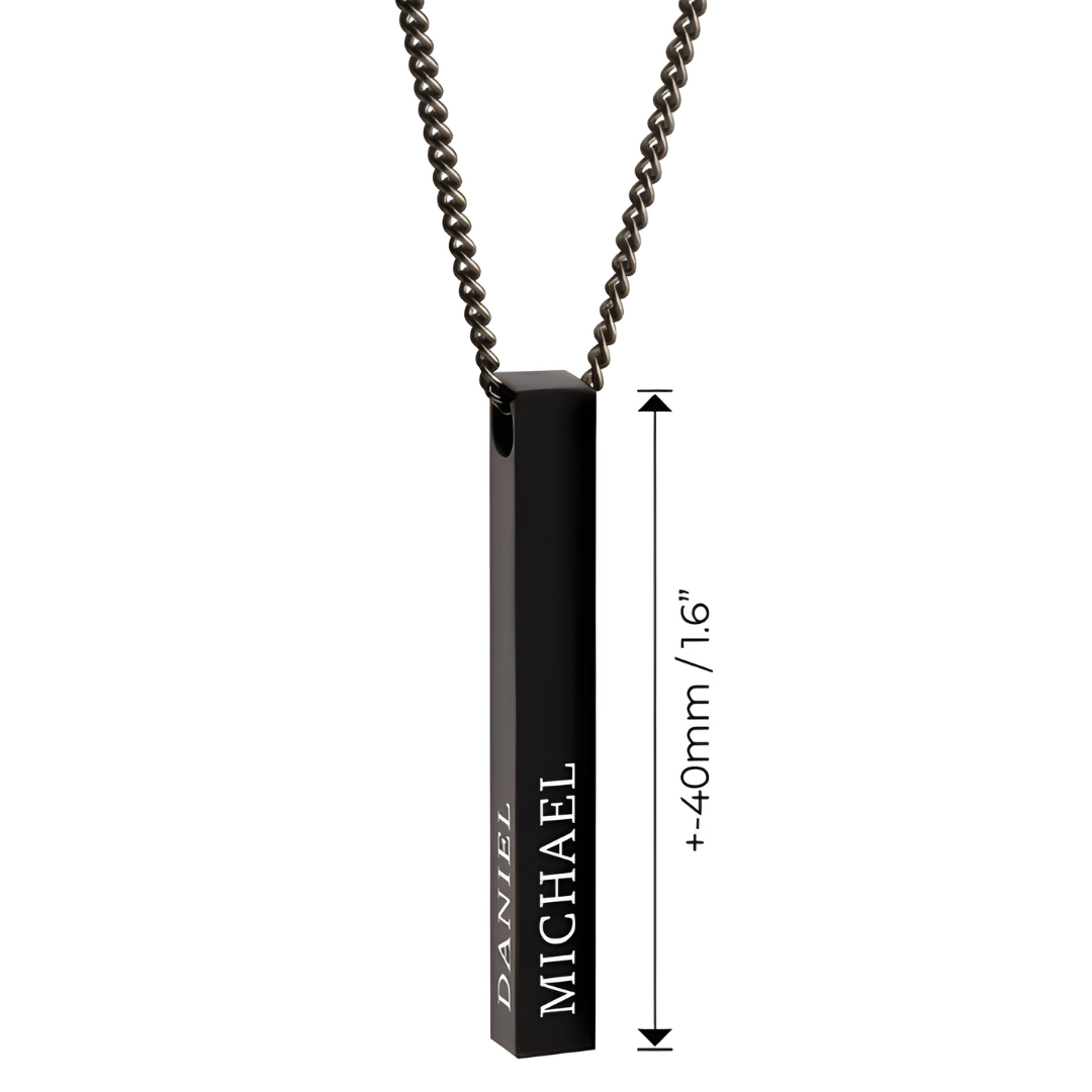 We Love You Dad Necklace – With Names