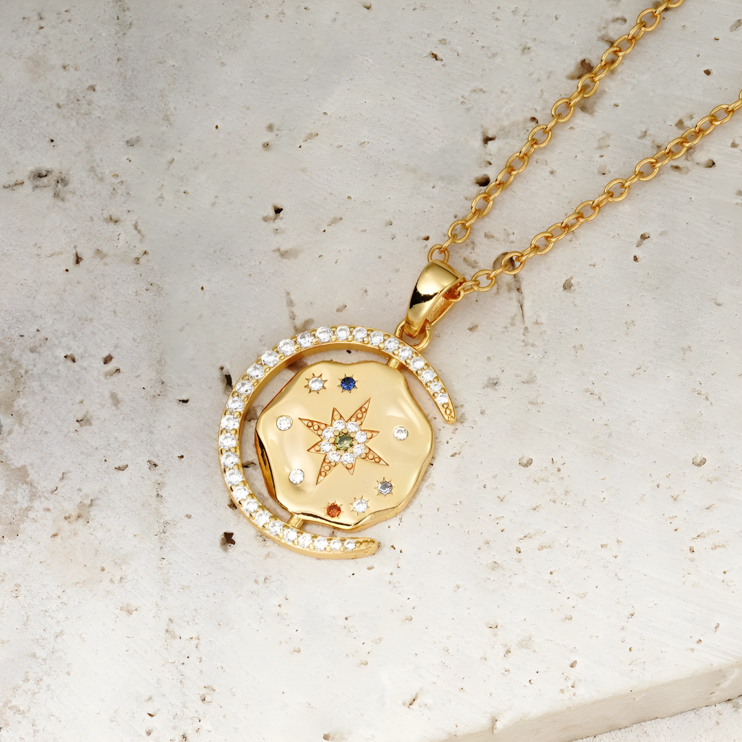 My Sun, Moon, and Stars Necklace