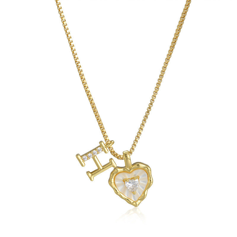 Collar Inicial Corazón