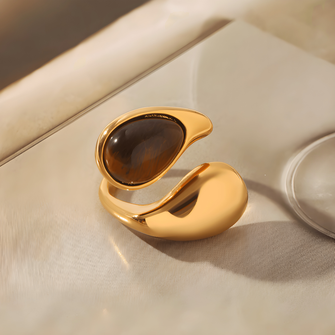 Tiger's Eye Talisman Ring