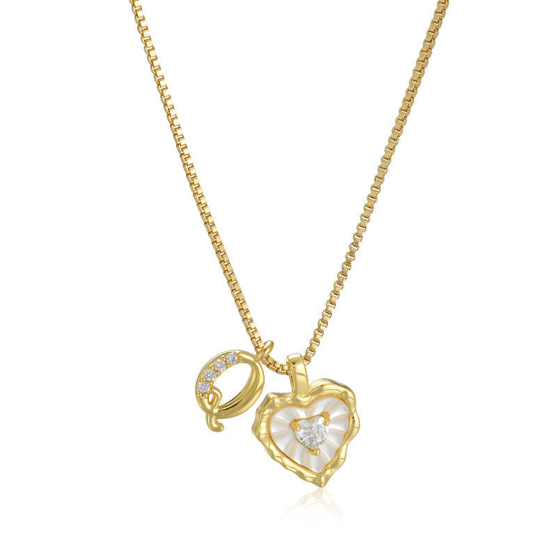 Collar Inicial Corazón