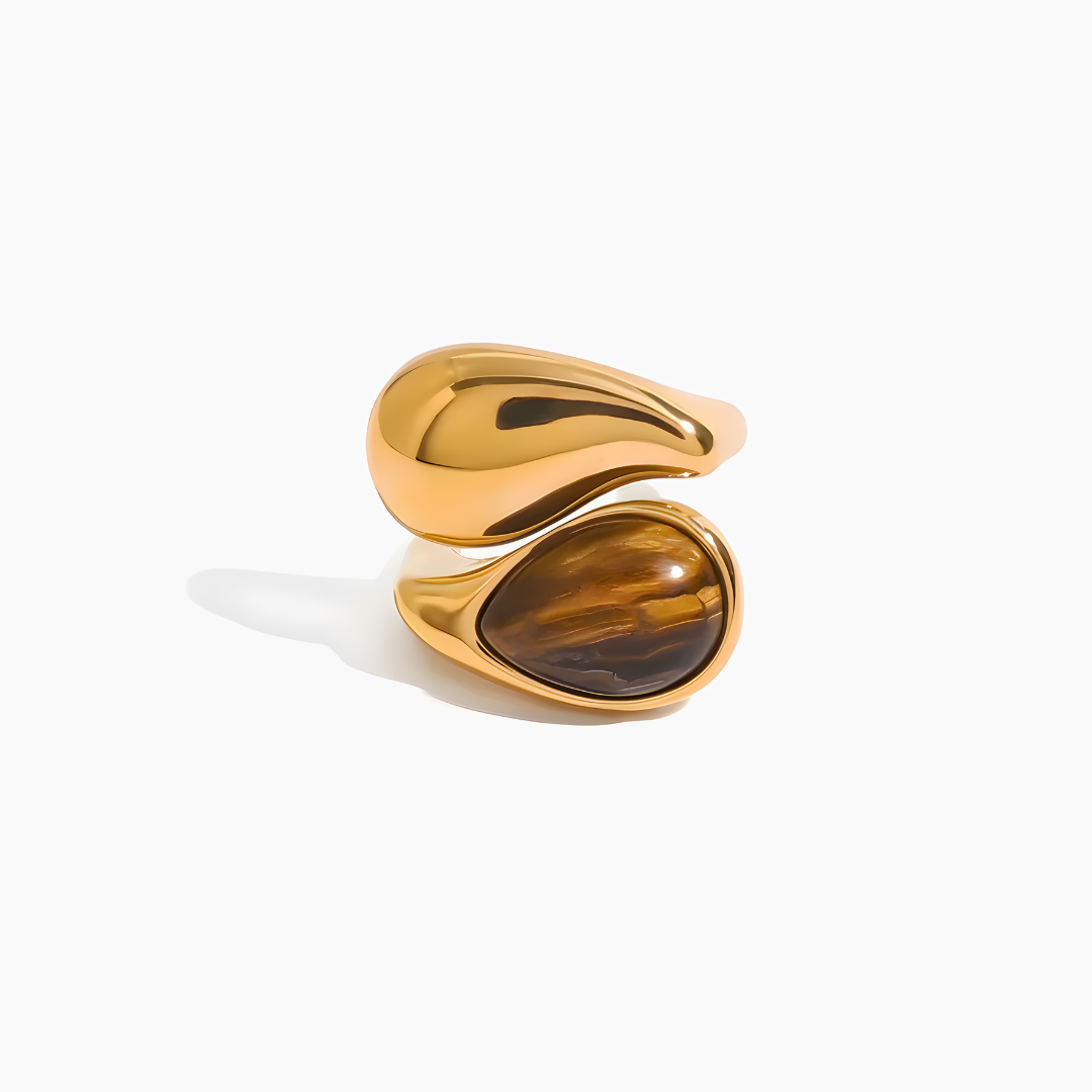 Tiger's Eye Talisman Ring