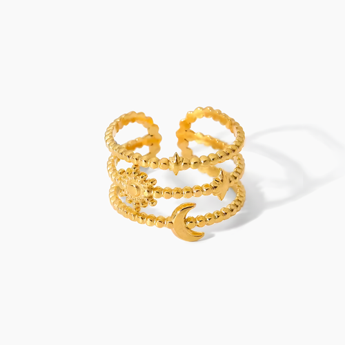 Anillo Boho Cósmico - Anillos de Oro | Valentina Jewels
