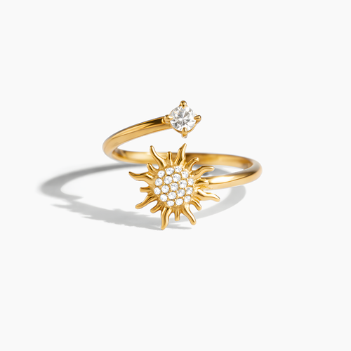 Anillo Amuleto – Sol - Anillos de Oro | Valentina Jewels
