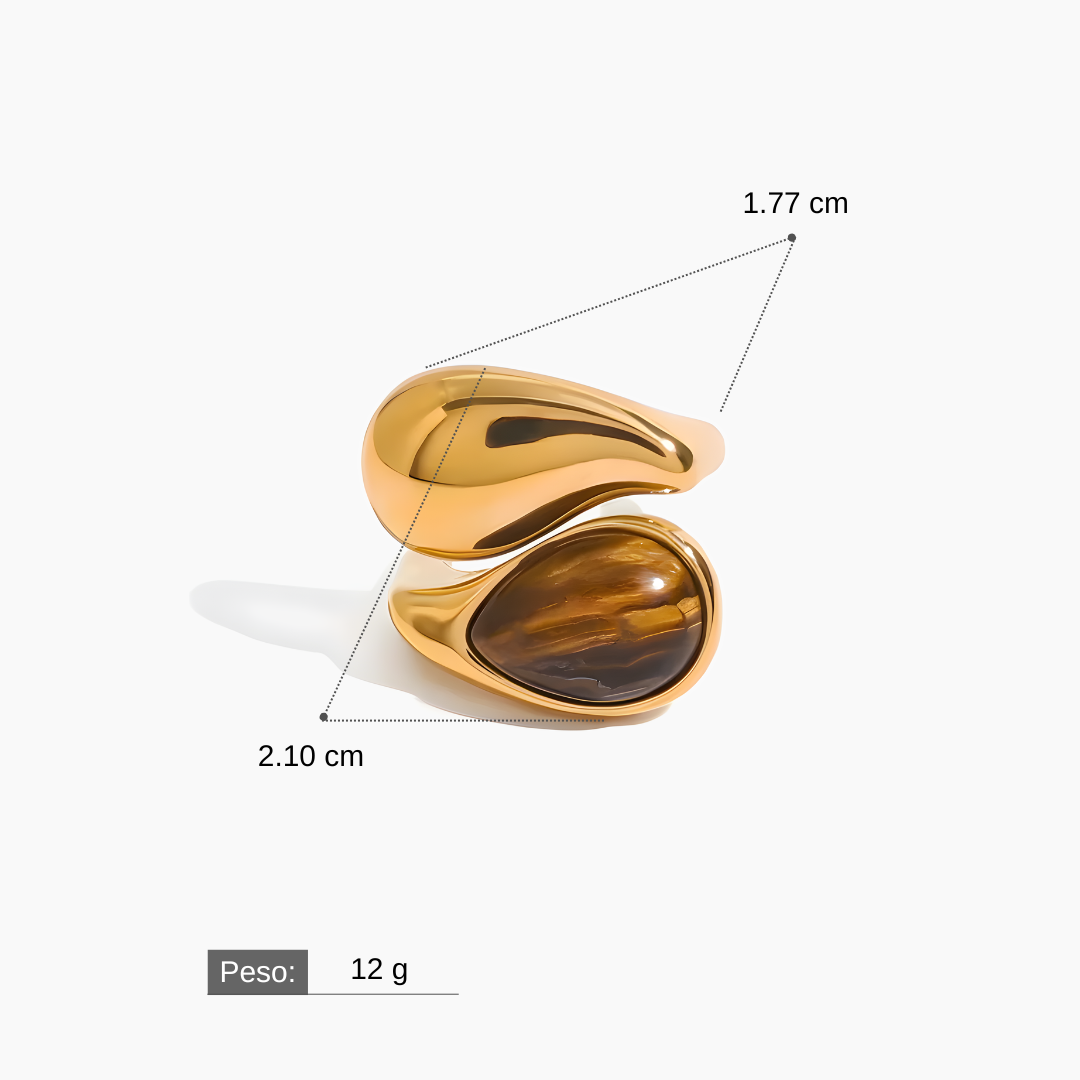 Tiger's Eye Talisman Ring