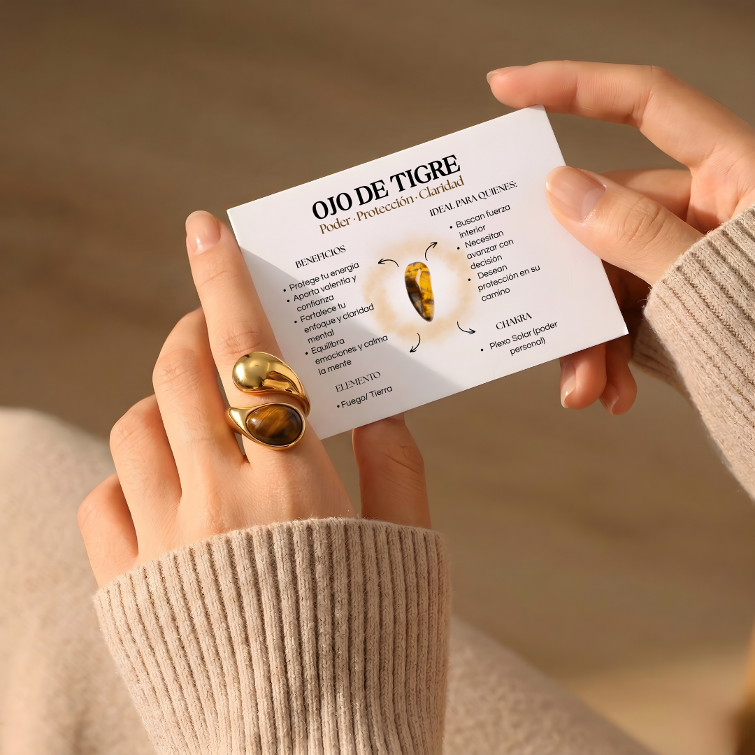 Tiger's Eye Talisman Ring