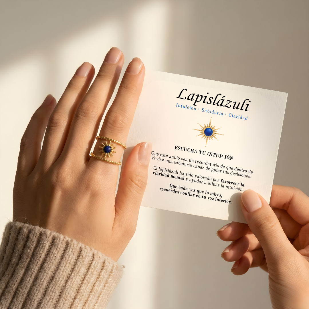 Intuition Ring - Lapis Lazuli