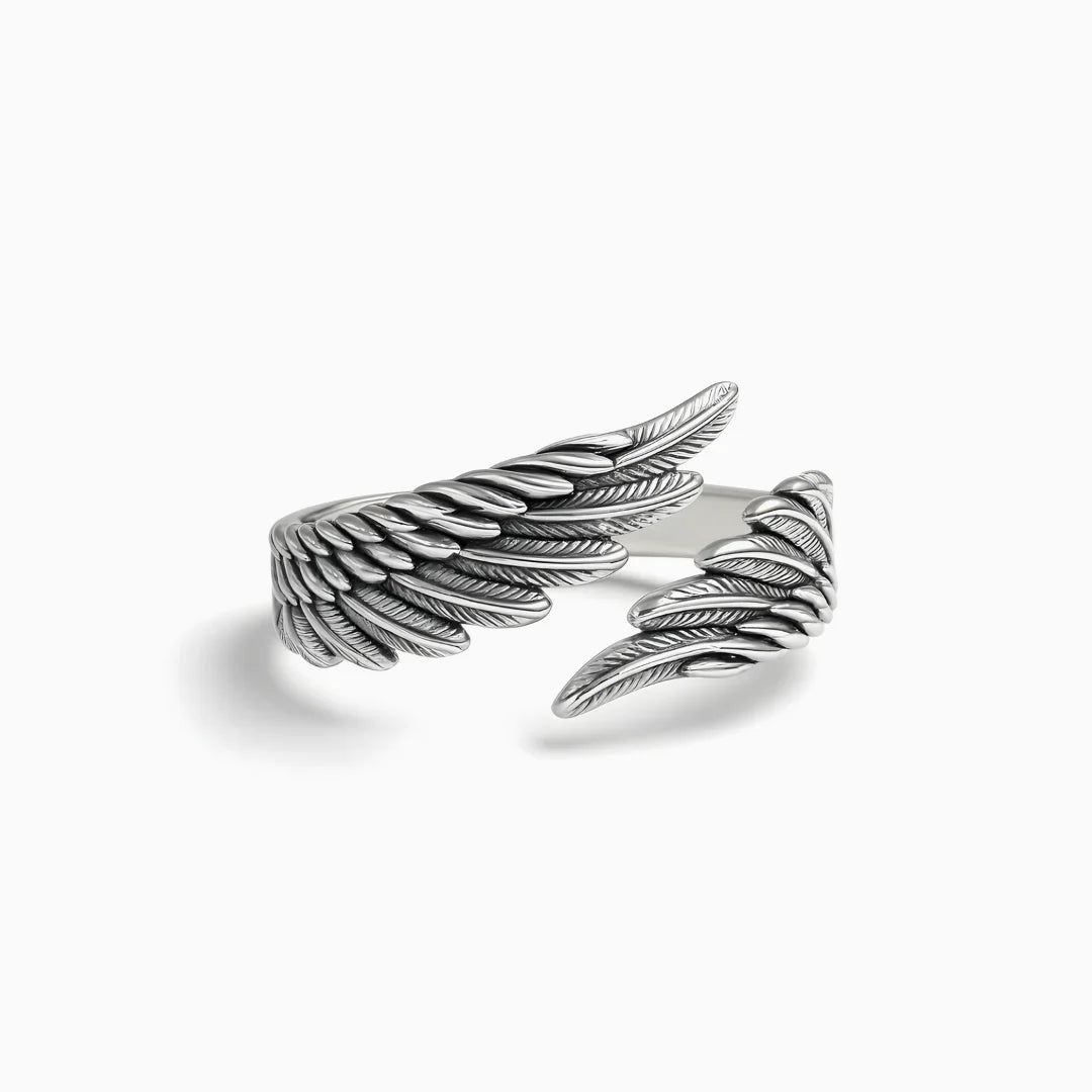 Angel Wing Ring – Customizable with Name