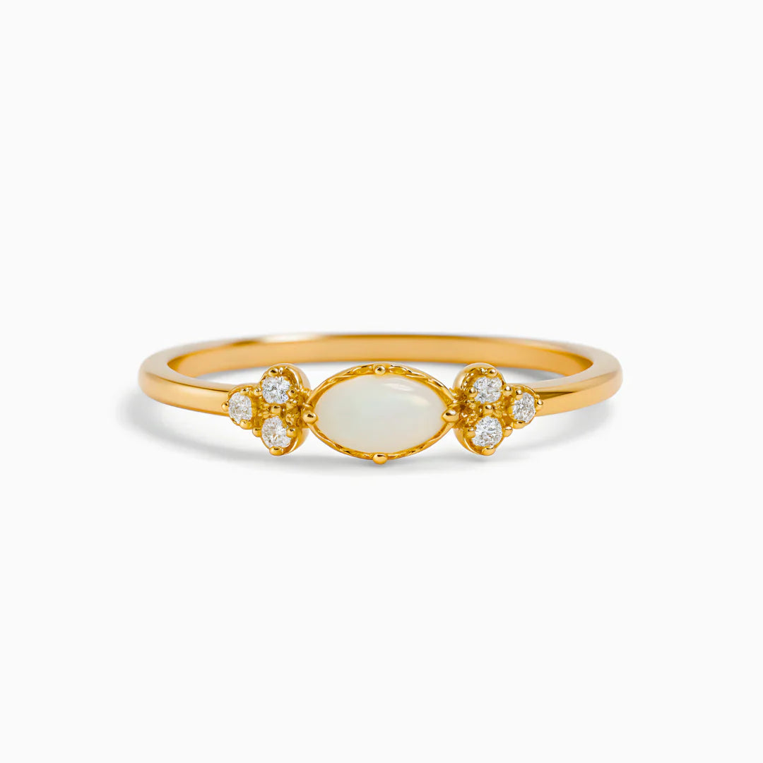 Opal Love Ring – Mother & Daughter
