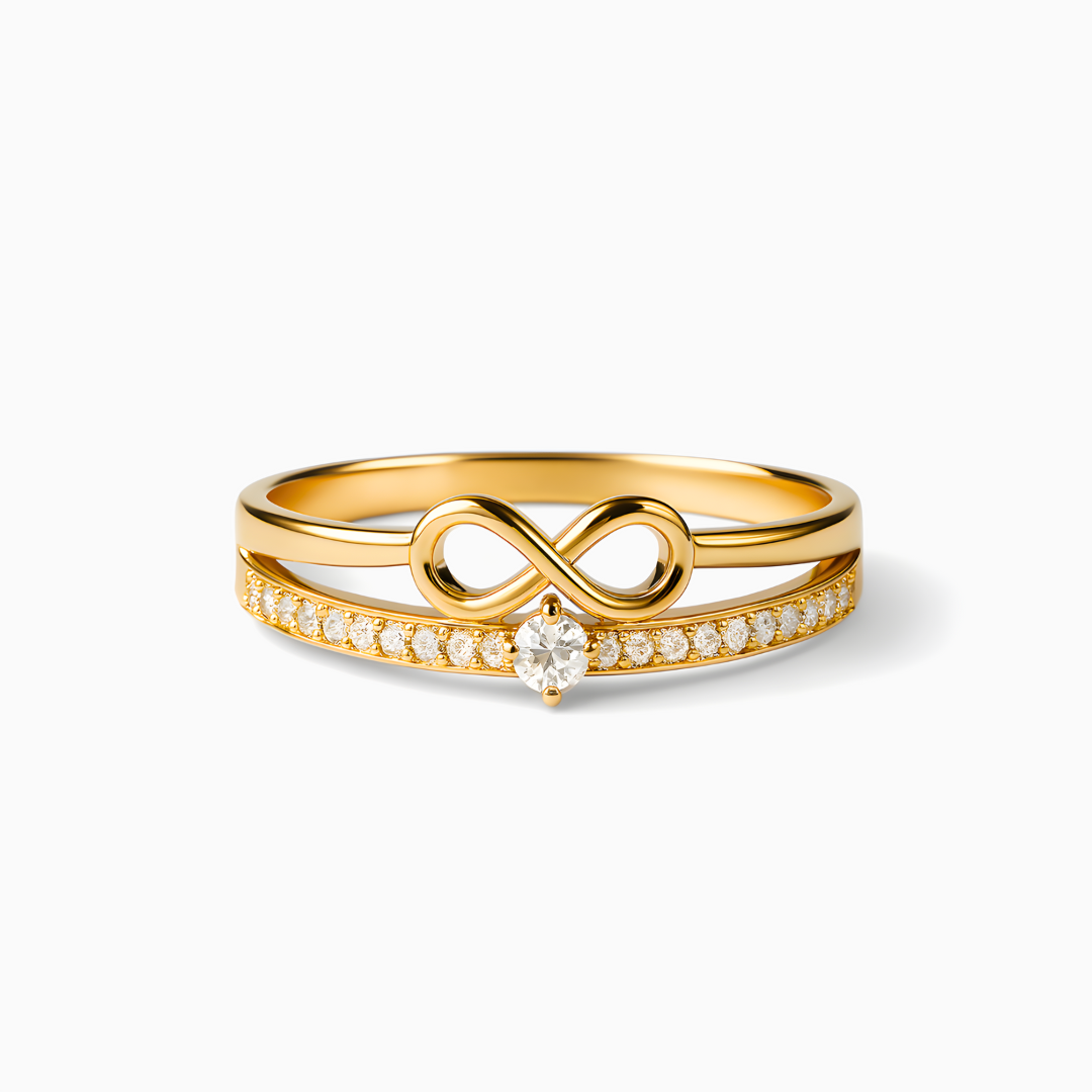 Anillo Amor Sin Fin - Anillos de Plata y Oro | Valentina Jewels