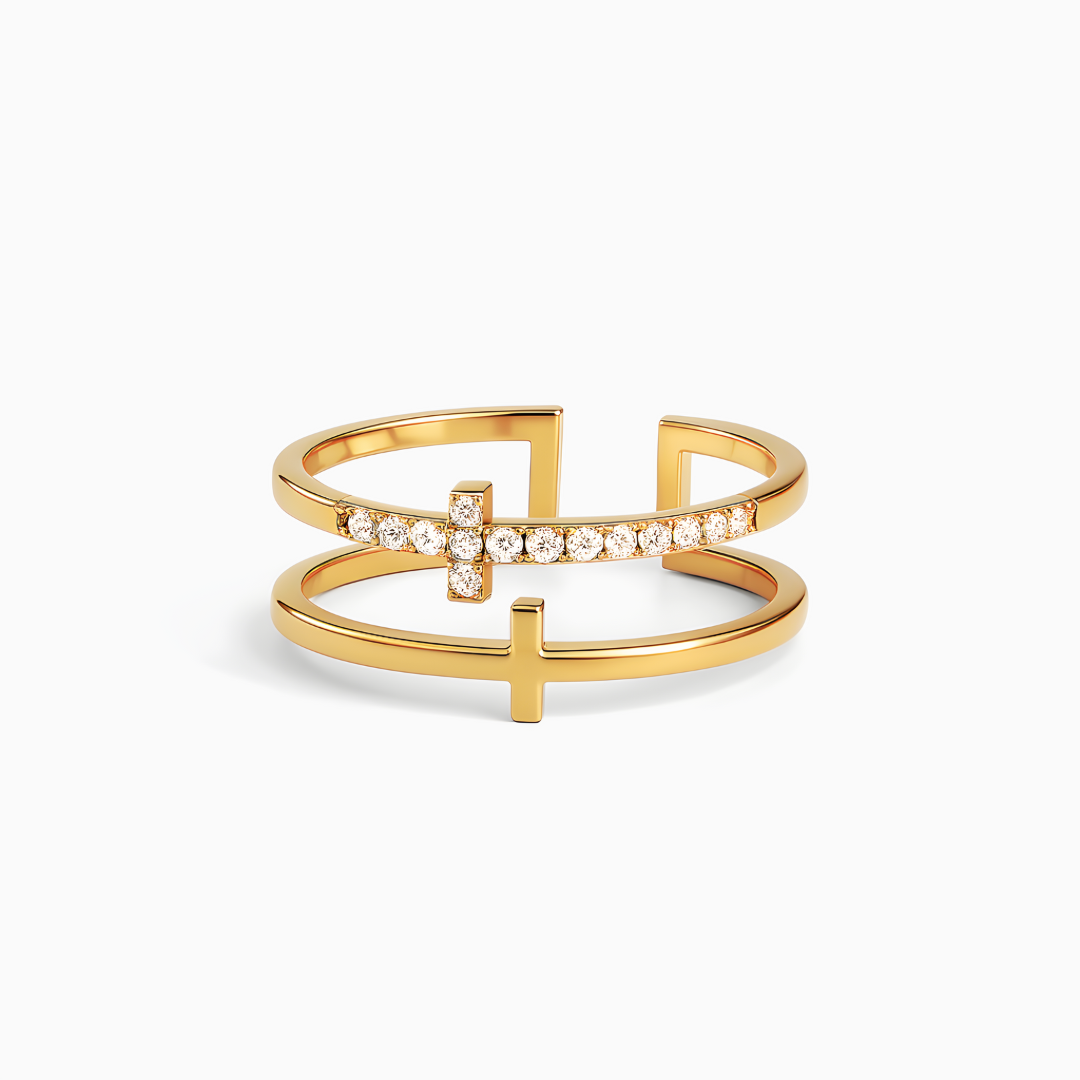 Blessings Gold Ring – To My Daughter