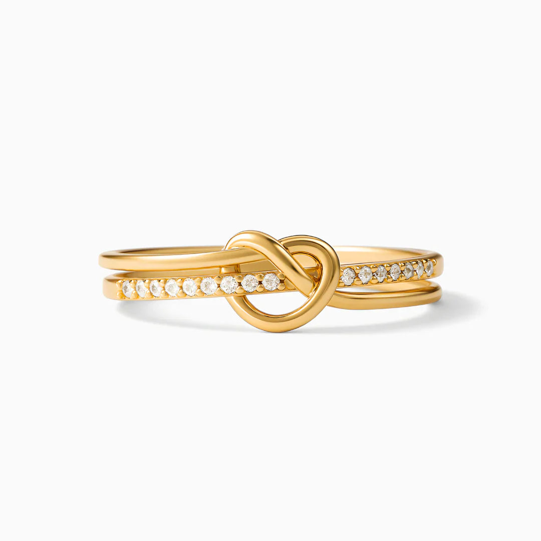 Heart Knot Ring – You and Me