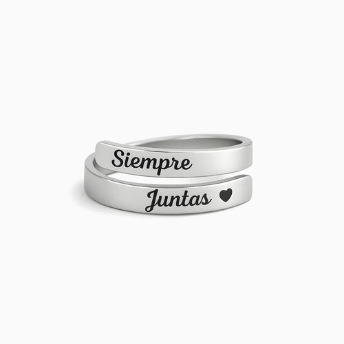 Anillo "Siempre Juntas" – A mi Madre - Anillos de Plata | Valentina Jewels