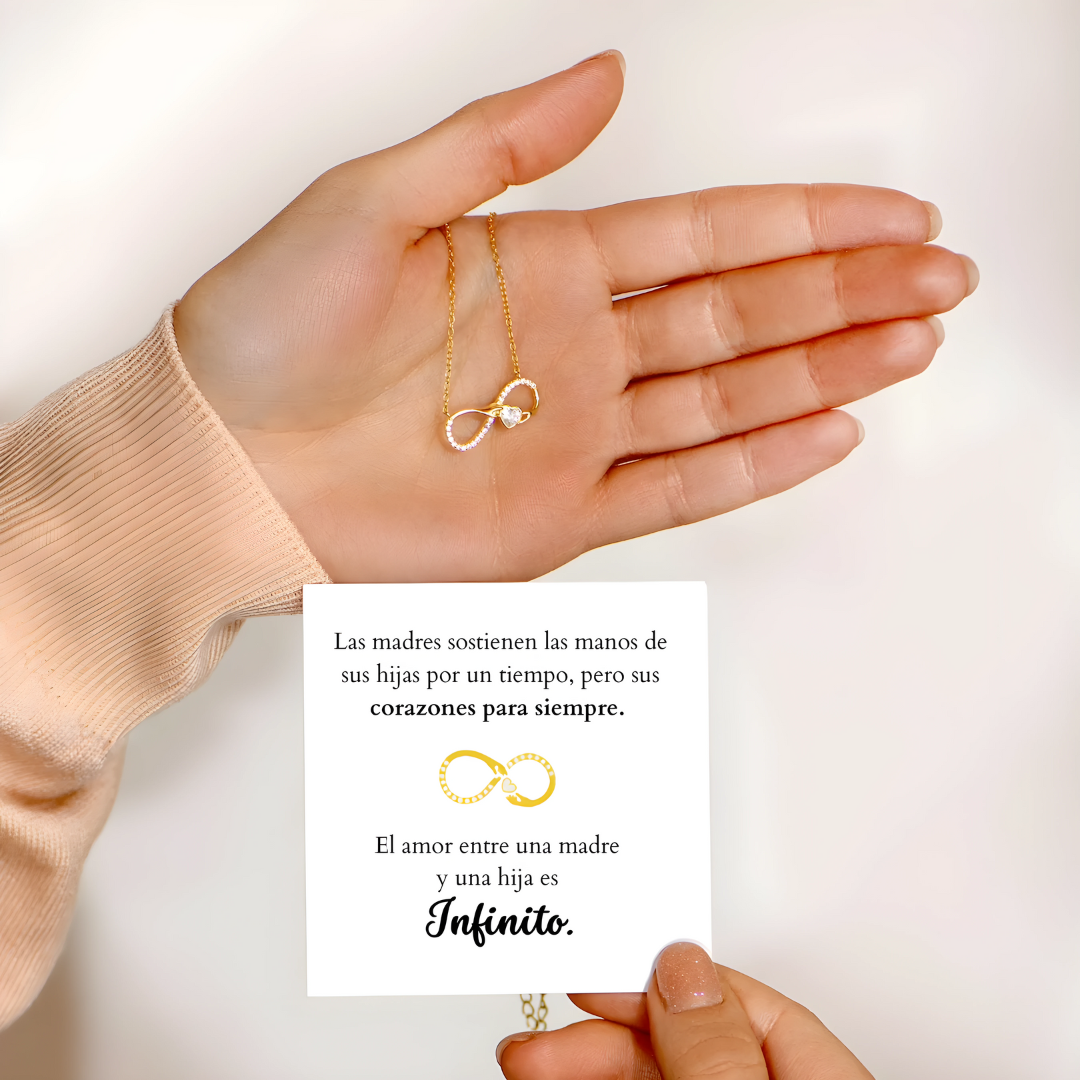 Infinite Link Necklace - Mother & Daughter