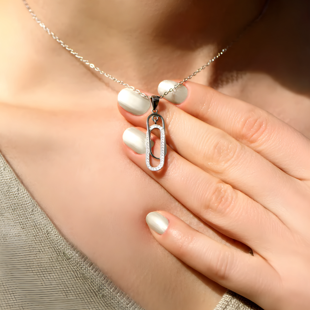 United for Eternity Necklace - Mother & Daughter