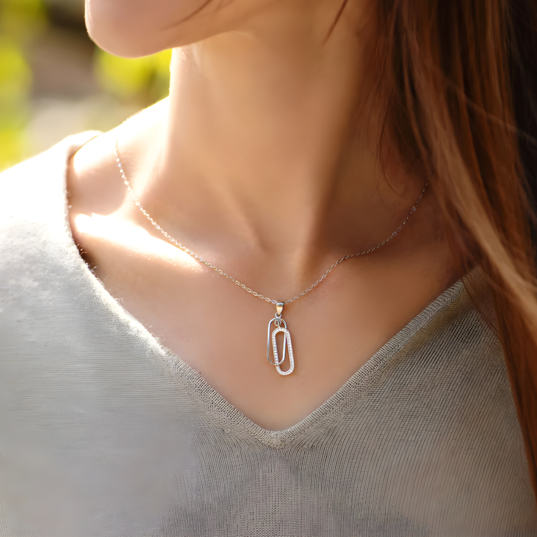 United for Eternity Necklace - Mother & Daughter