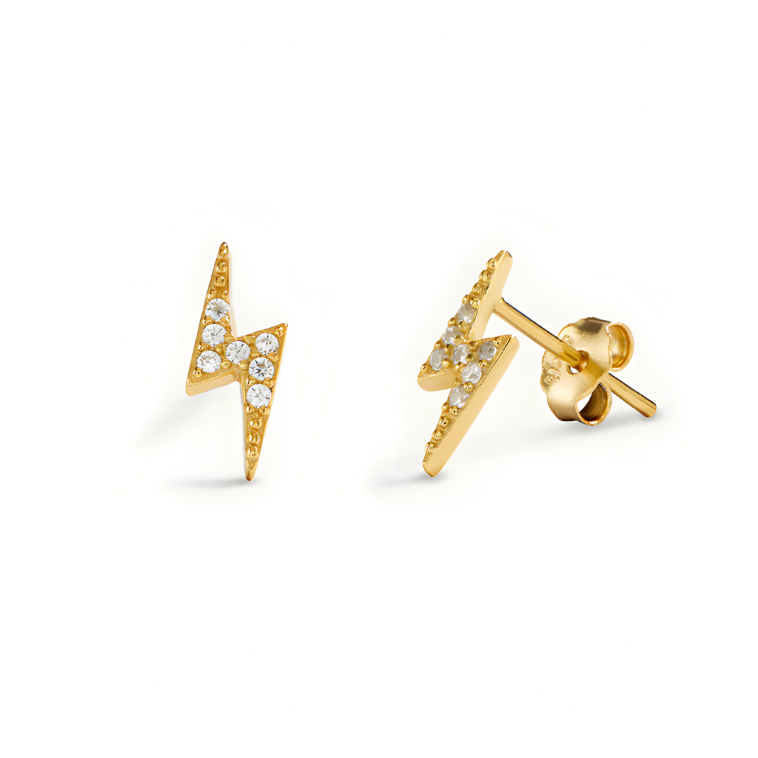 S925 Lightning Bolt Earrings