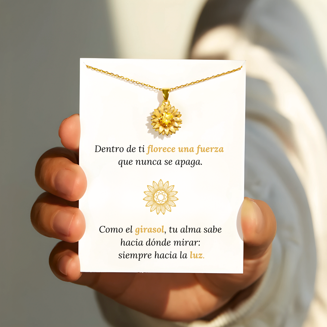 Alma Sunflower Necklace
