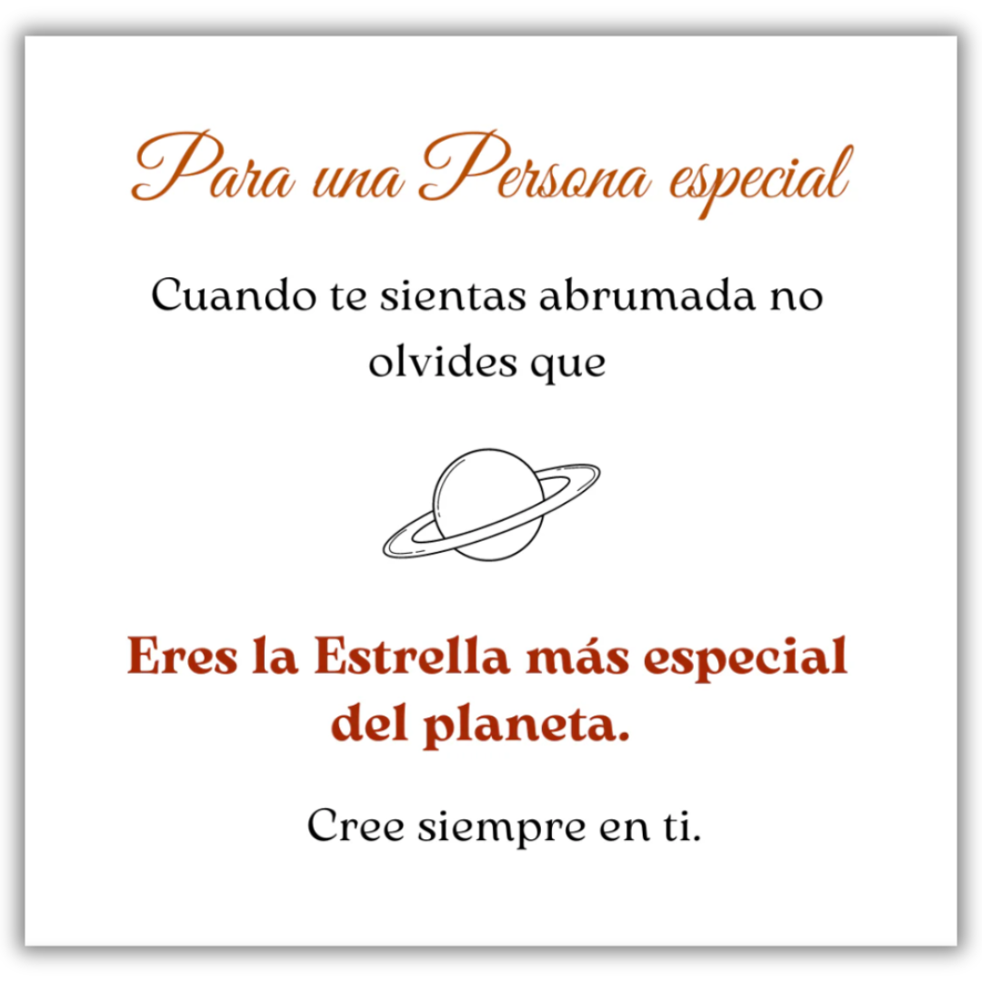 Planet Necklace - Love and Friendship