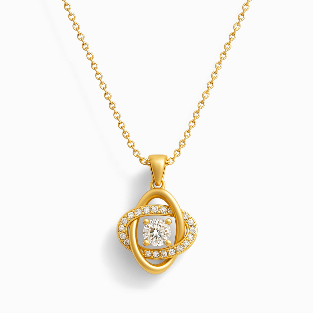 Love Knot Necklace – Mother & Daughter