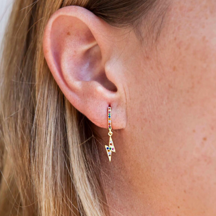 Rainbow Gold Earrings