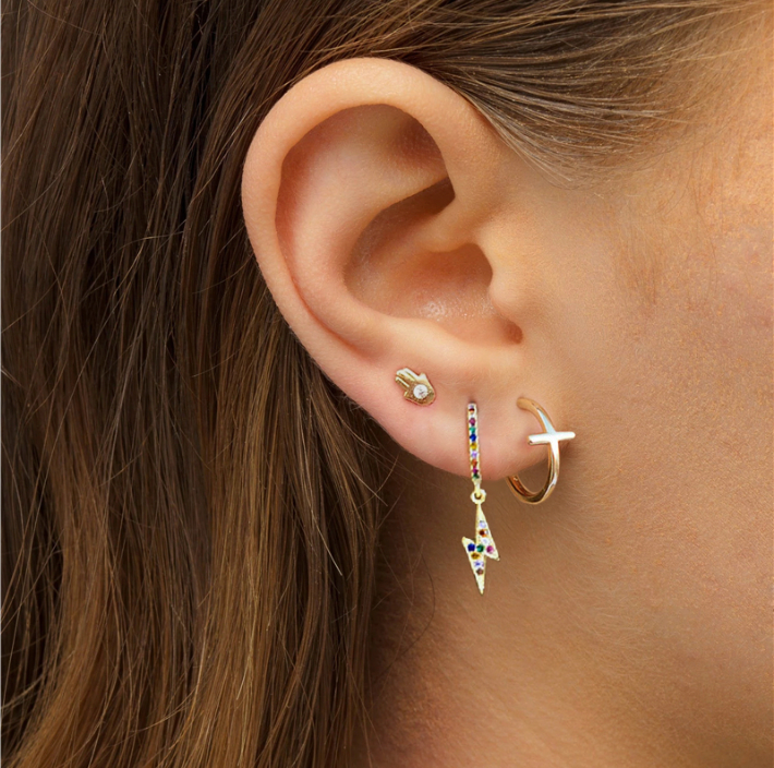 Rainbow Gold Earrings