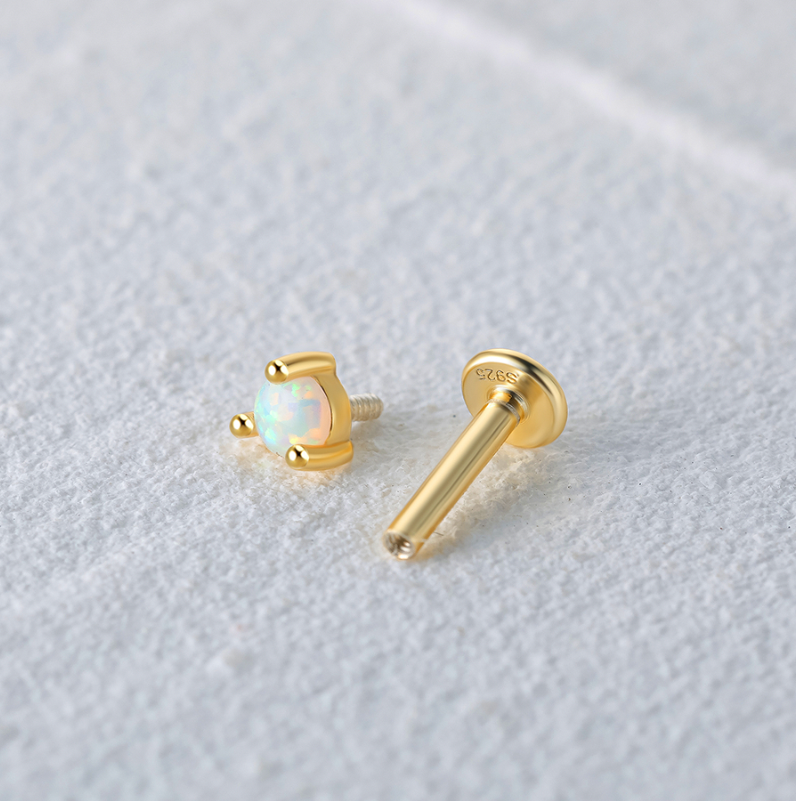 White Pearl Earrings