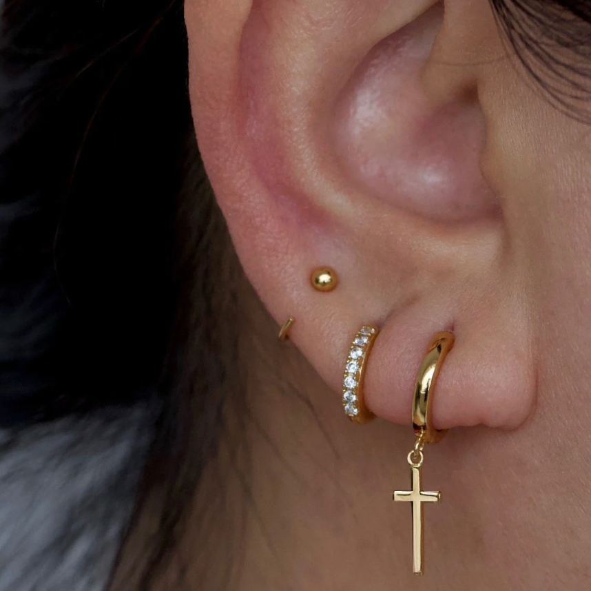 Little Huggie Hoop Earrings