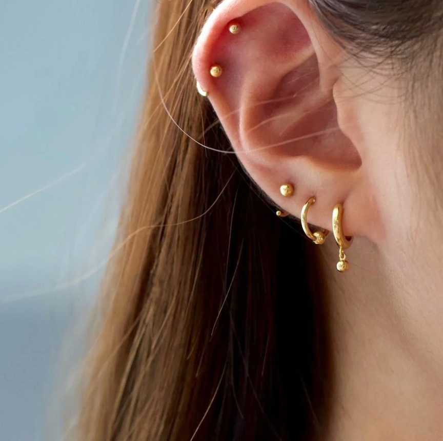 Little Huggie Hoop Earrings