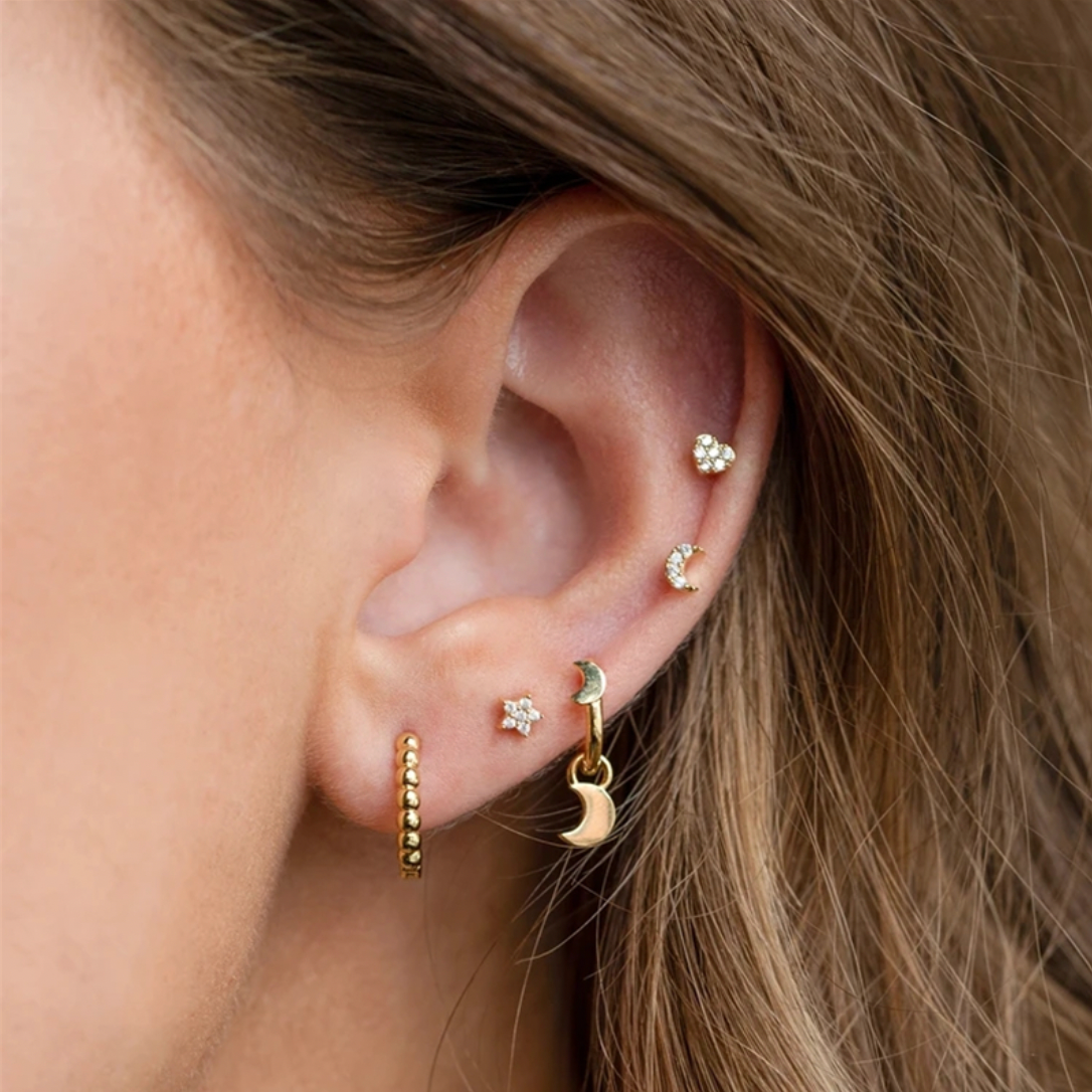 Geometric Earrings Set