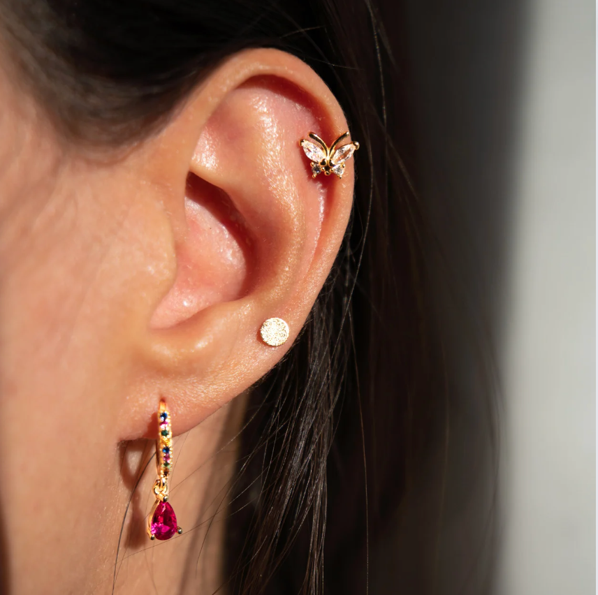 Rainbow Gold Earrings