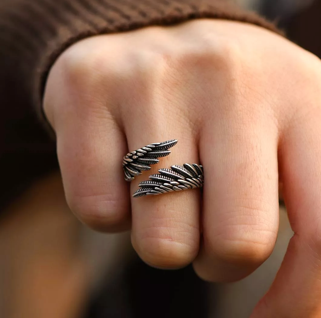 Angel Wing Ring – Customizable with Name