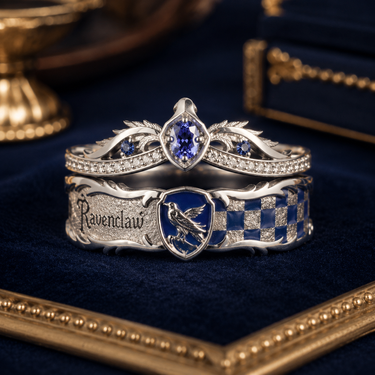 Set de Anillos del Emblema tu Casa