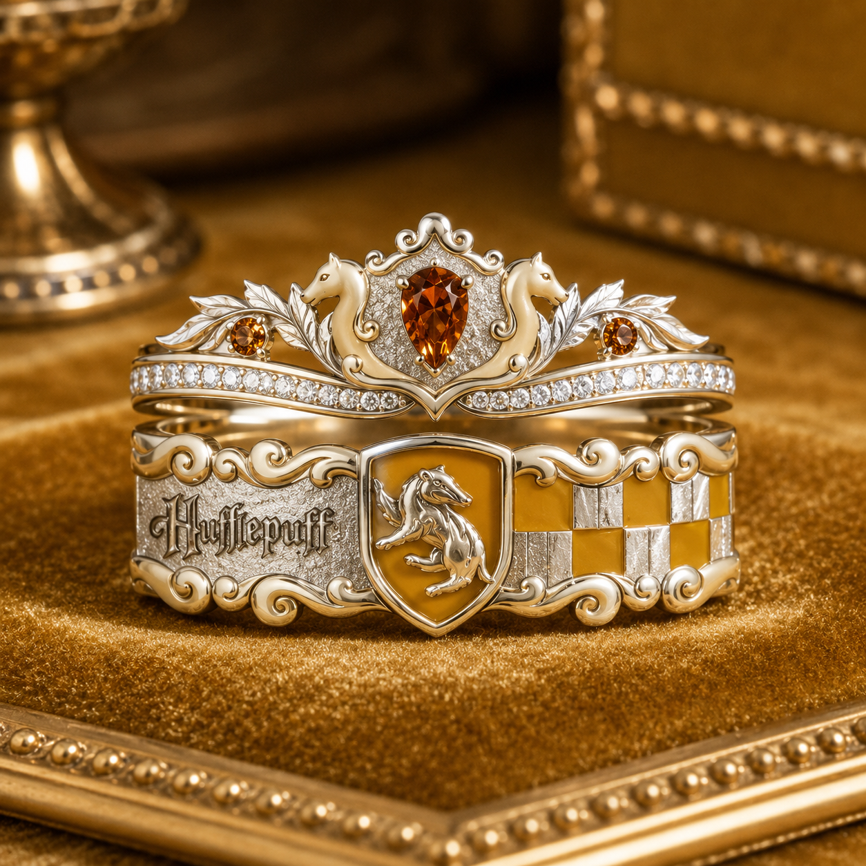 Set de Anillos del Emblema tu Casa