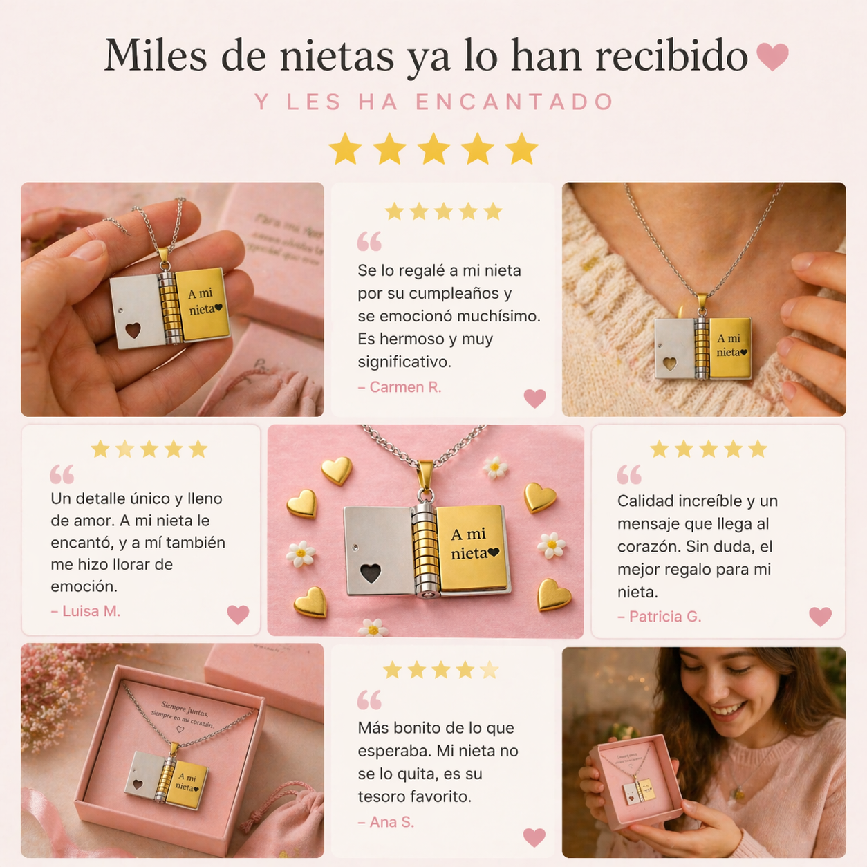 Collar "Mi Pequeña Estrella" con Mensaje Especial