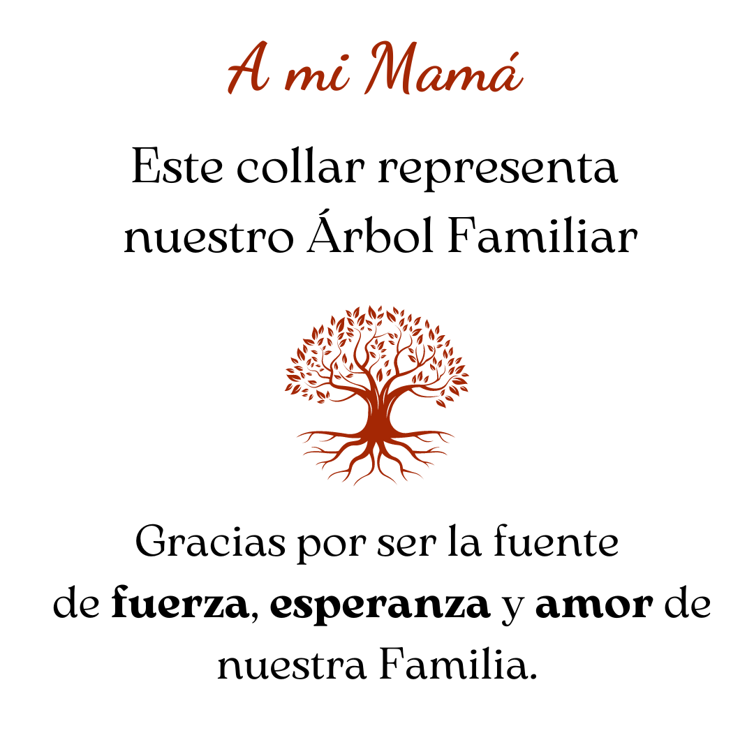Family Tree Necklace – To my Mom