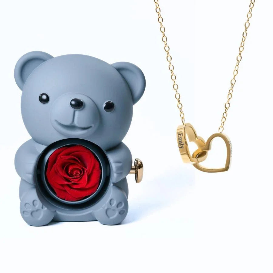 Oso Eterno & Collar Personalizado