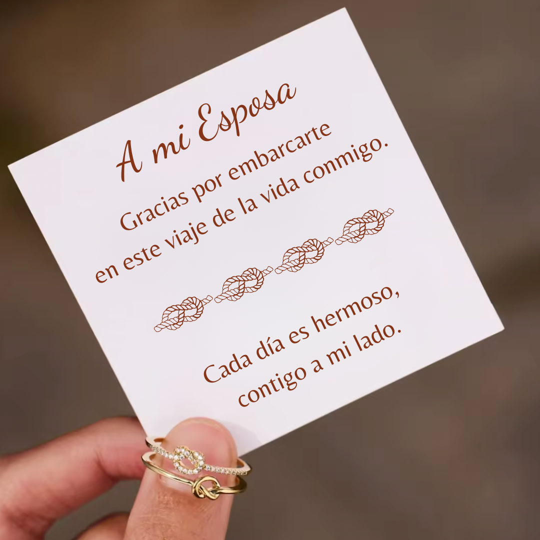 Intertwined Love Ring – Love and Commitment