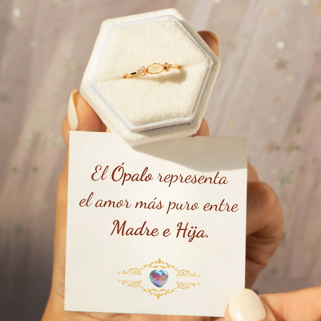 Opal Love Ring – Mother & Daughter