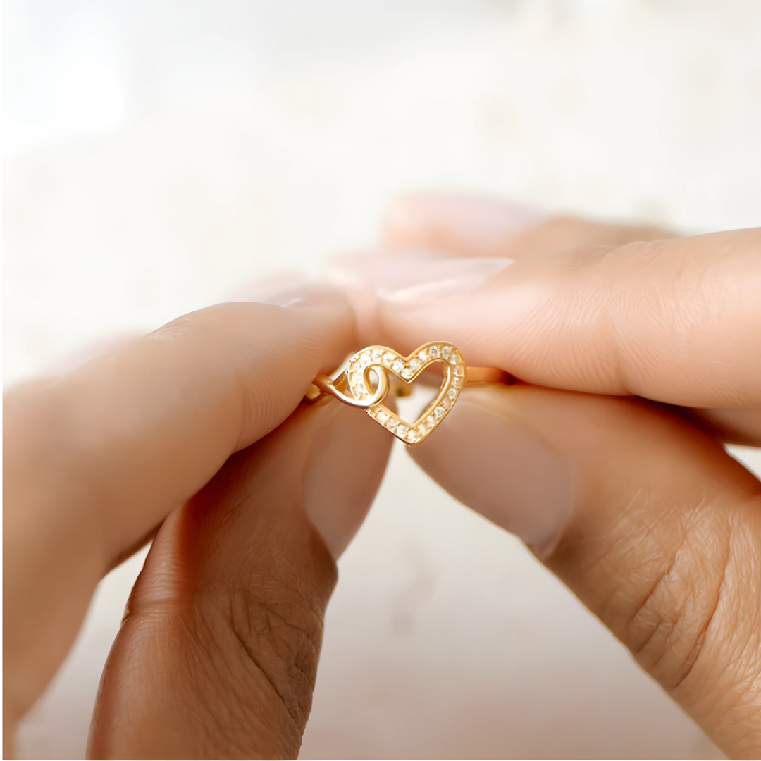 Infinity Heart Ring