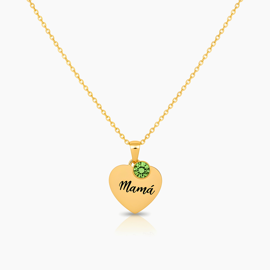 Custom Birthstone Necklace – To My Mother