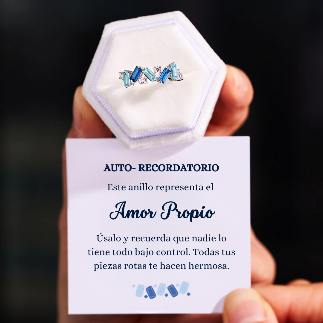 Anillo Serenidad Azul – Amor Propio