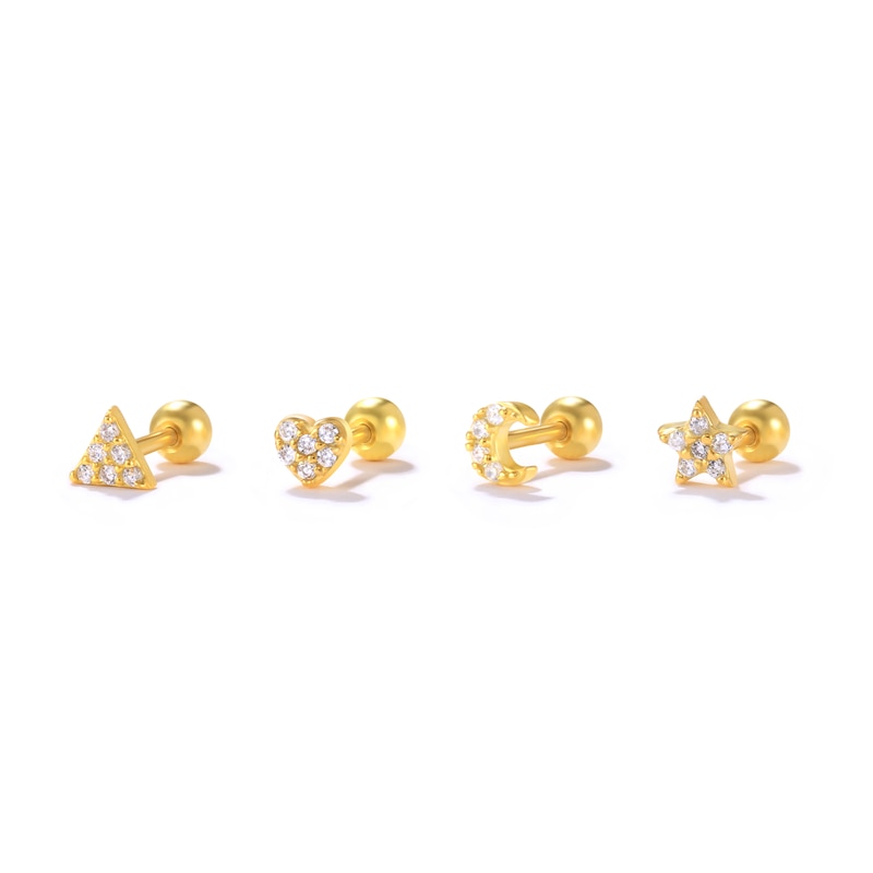 Geometric Earrings Set