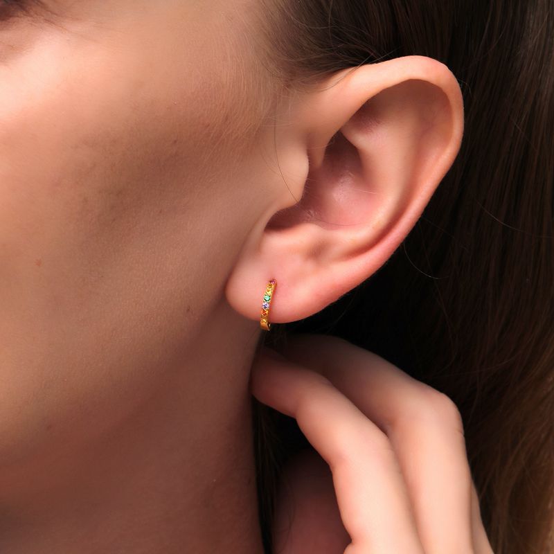 Bohemian Zircon Earrings