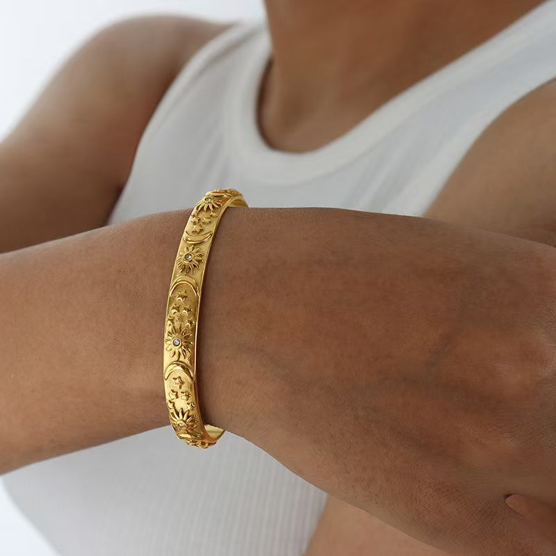 Sun, Moon, and Stars Bracelet