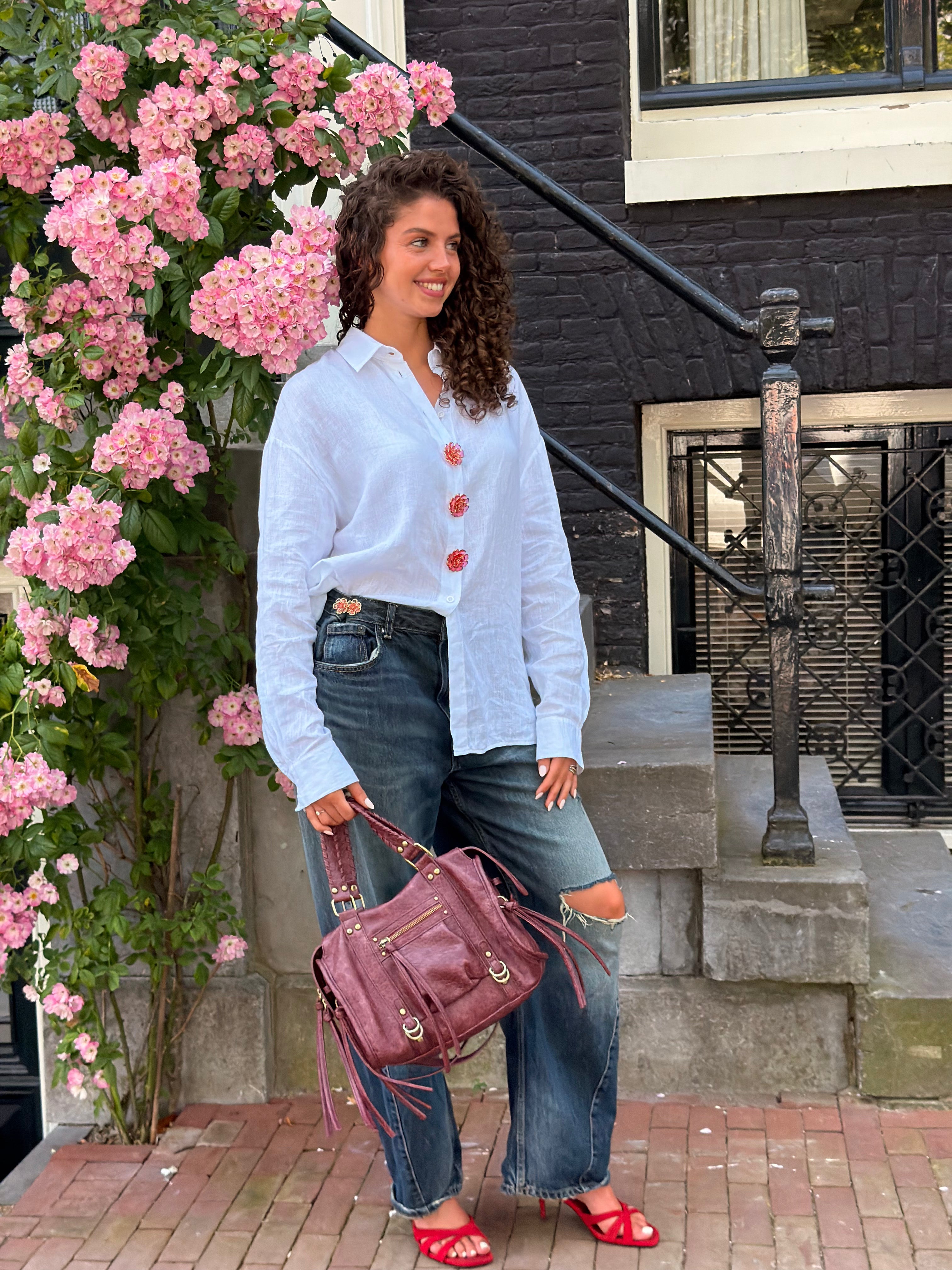 Bisous Flor - Jeans Pin