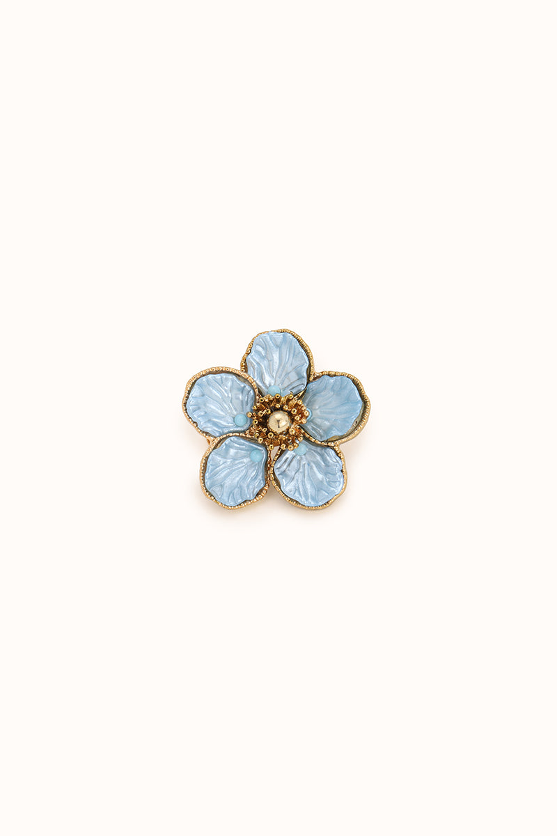 Julie Flor Azul - Jeans Pin