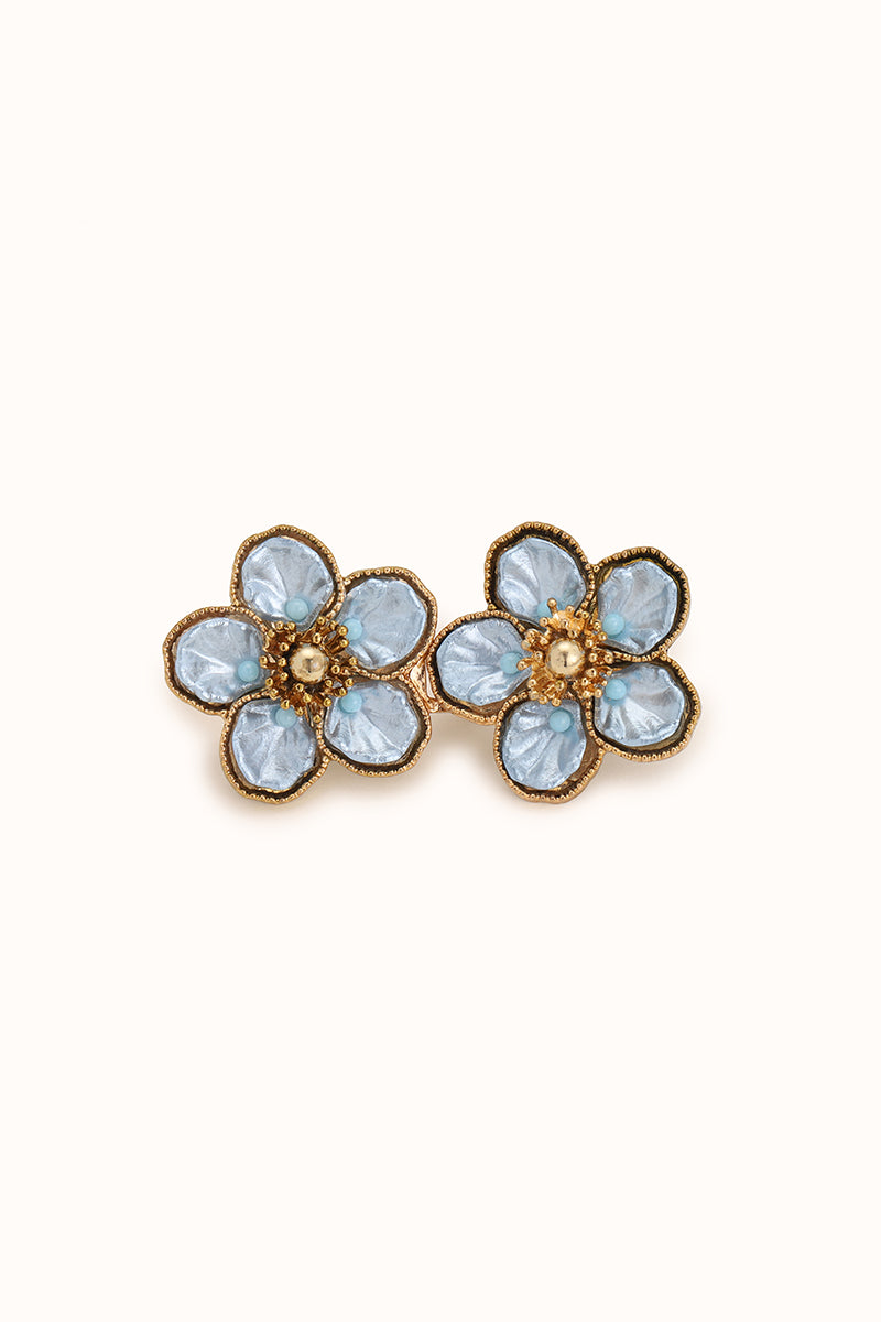 Julie Flor Azul - Jeans Pin